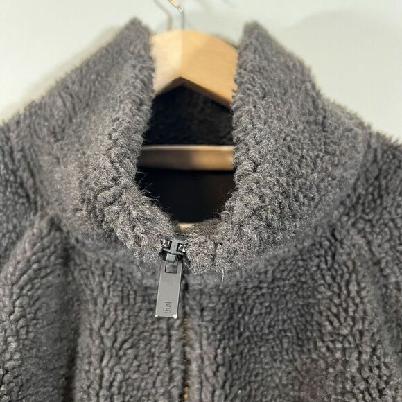 Essentials Fear of God Sherpa Fleece Full Zip Womens Mens Large Gray Oversized - Picture 5 of 12